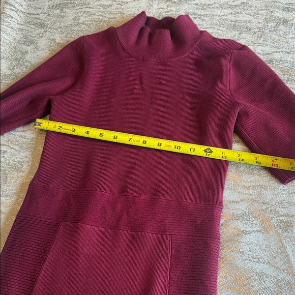 Guess Burgundy Midi Dress - Picture 6 of 7